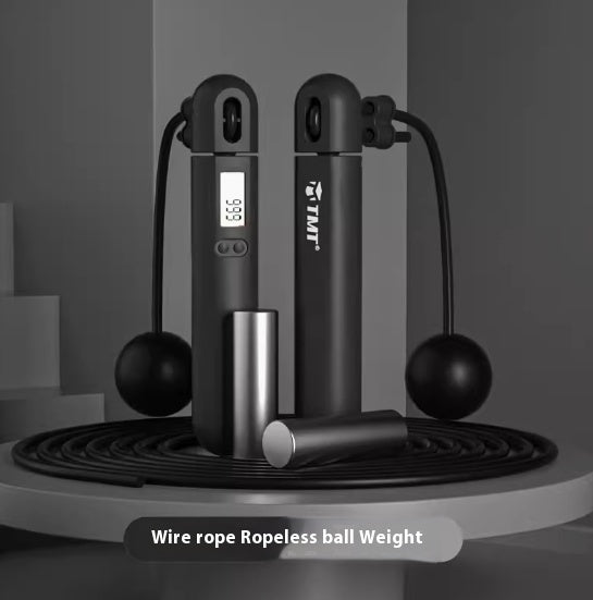Cordless Jump Rope with Electronic Counter for Weight Loss and Fitness