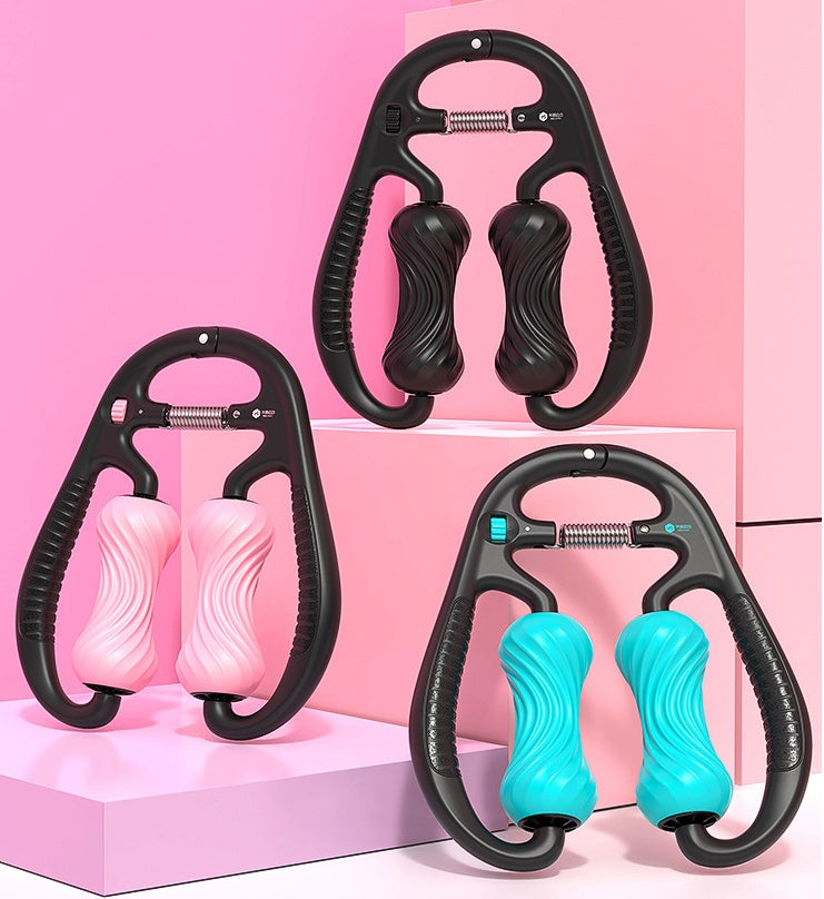 Ring Clip Calf Massager and Foam Roller for Muscle Relaxation and Yoga