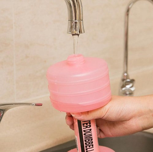 Water Fillable Plastic Dumbbells for Women's Home Fitness Training