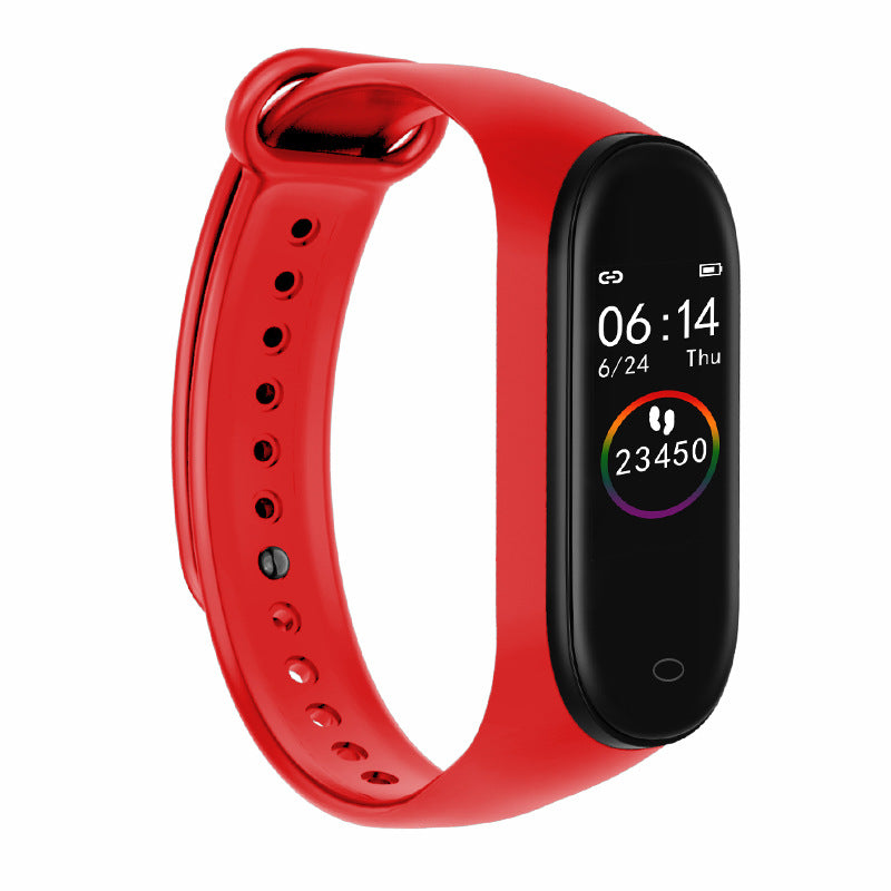 Waterproof Smart Fitness Bracelet with Heart Rate and Blood Pressure Monitor