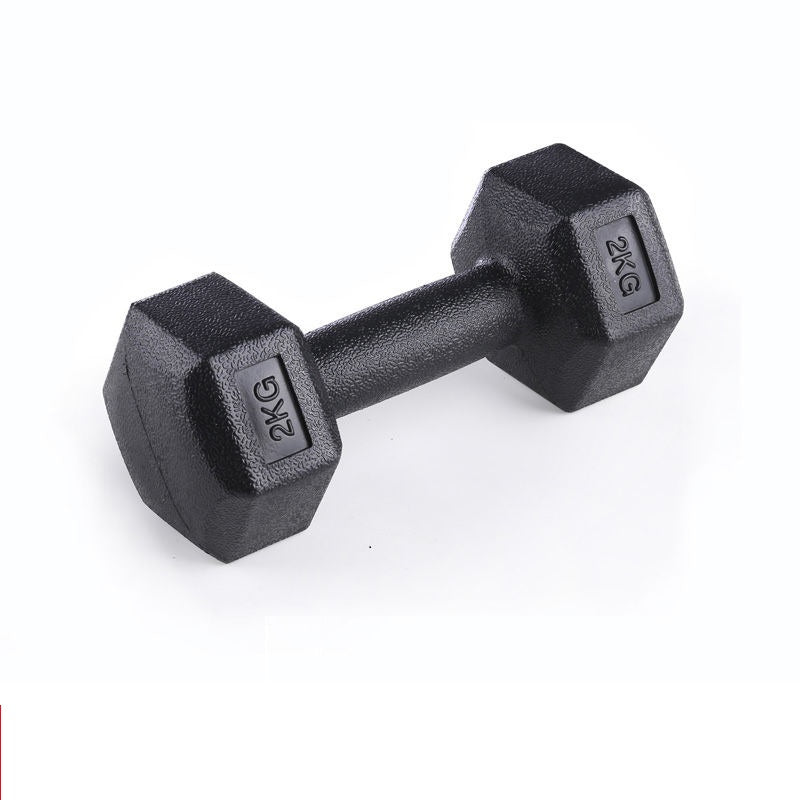 Rubberized Dumbbells for Arm Muscle Training Home Fitness