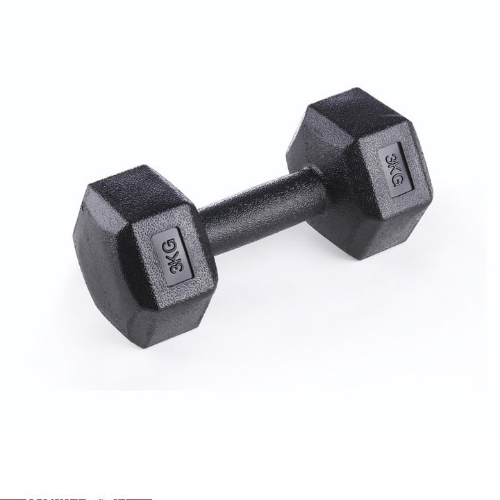 Rubberized Dumbbells for Arm Muscle Training Home Fitness