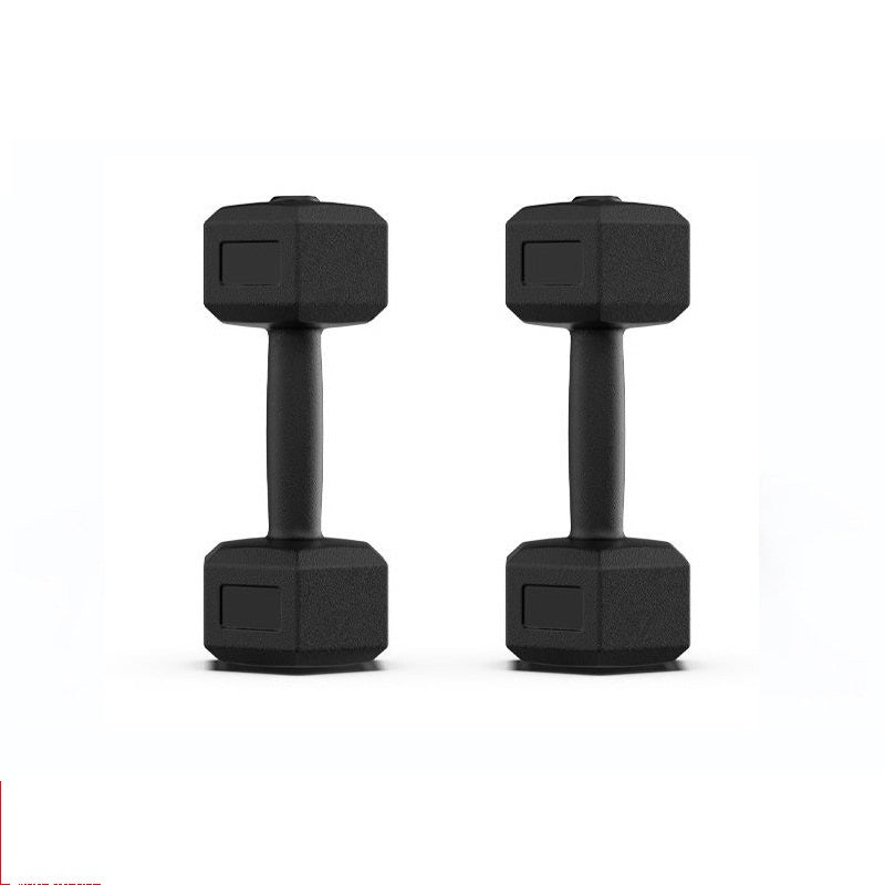 Rubberized Dumbbells for Arm Muscle Training Home Fitness