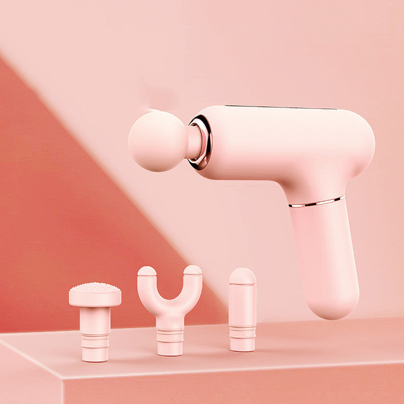 Mini USB Deep Tissue Percussion Massage Gun for Neck and Body
