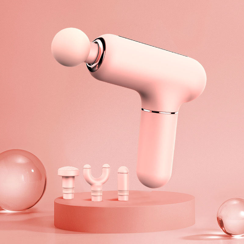 Mini USB Deep Tissue Percussion Massage Gun for Neck and Body
