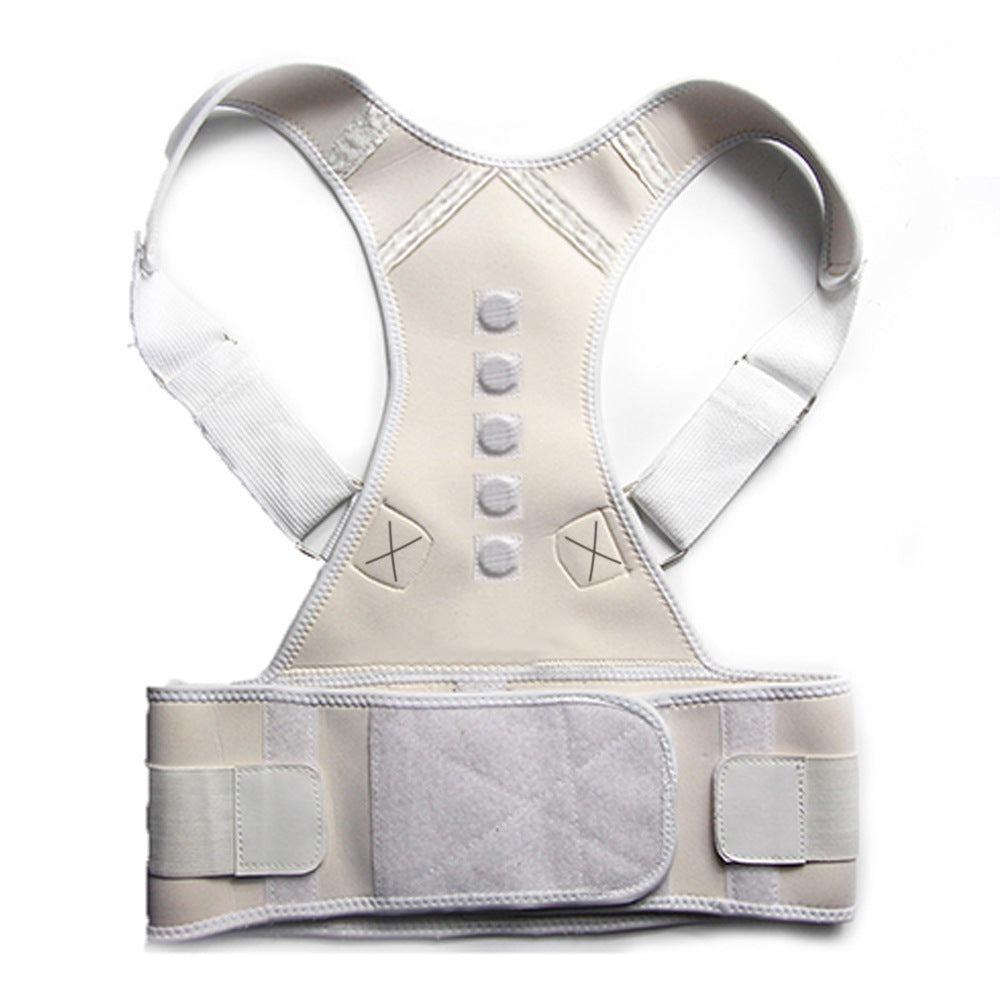 Adjustable Magnetic Posture Corrector Brace for Back and Shoulder Support