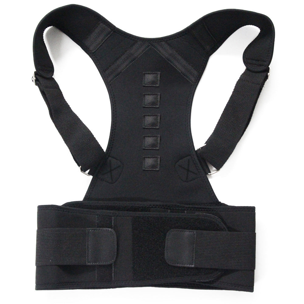 Adjustable Magnetic Posture Corrector Brace for Back and Shoulder Support