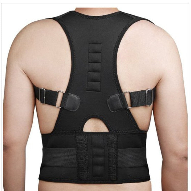 Adjustable Magnetic Posture Corrector Brace for Back and Shoulder Support