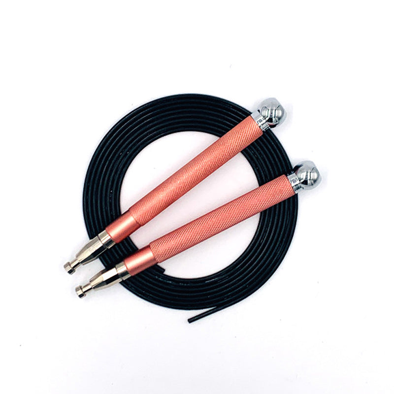 Aluminum Handle Steel Wire Skipping Rope with Self-Locking Bearings