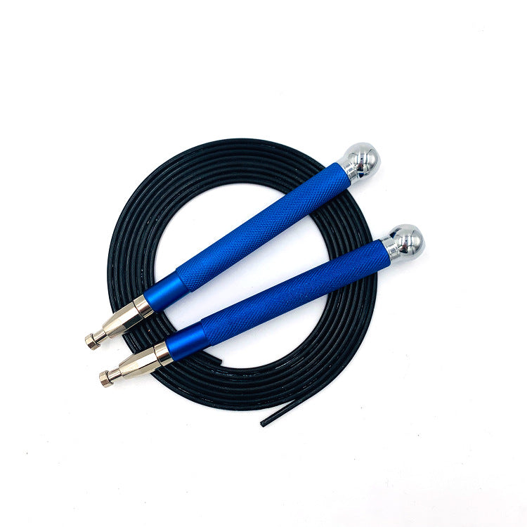 Aluminum Handle Steel Wire Skipping Rope with Self-Locking Bearings