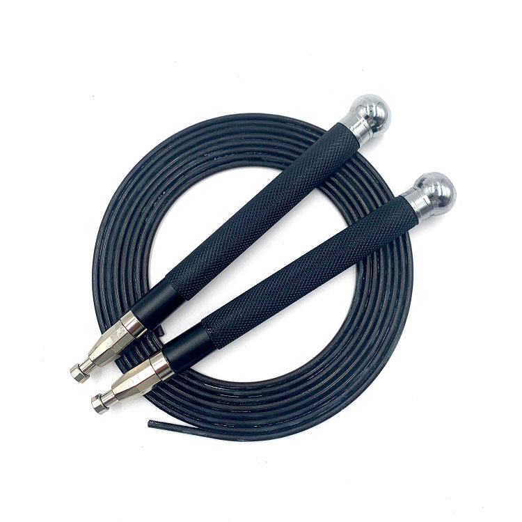 Aluminum Handle Steel Wire Skipping Rope with Self-Locking Bearings