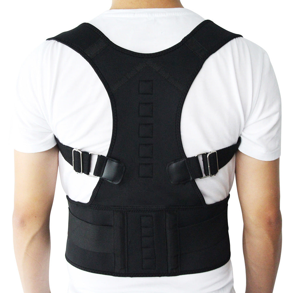 Adjustable Magnetic Posture Corrector Brace for Back and Shoulder Support