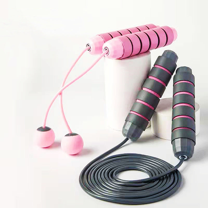 Wireless Weighted Ball Skipping Rope for Adult Fitness and Training