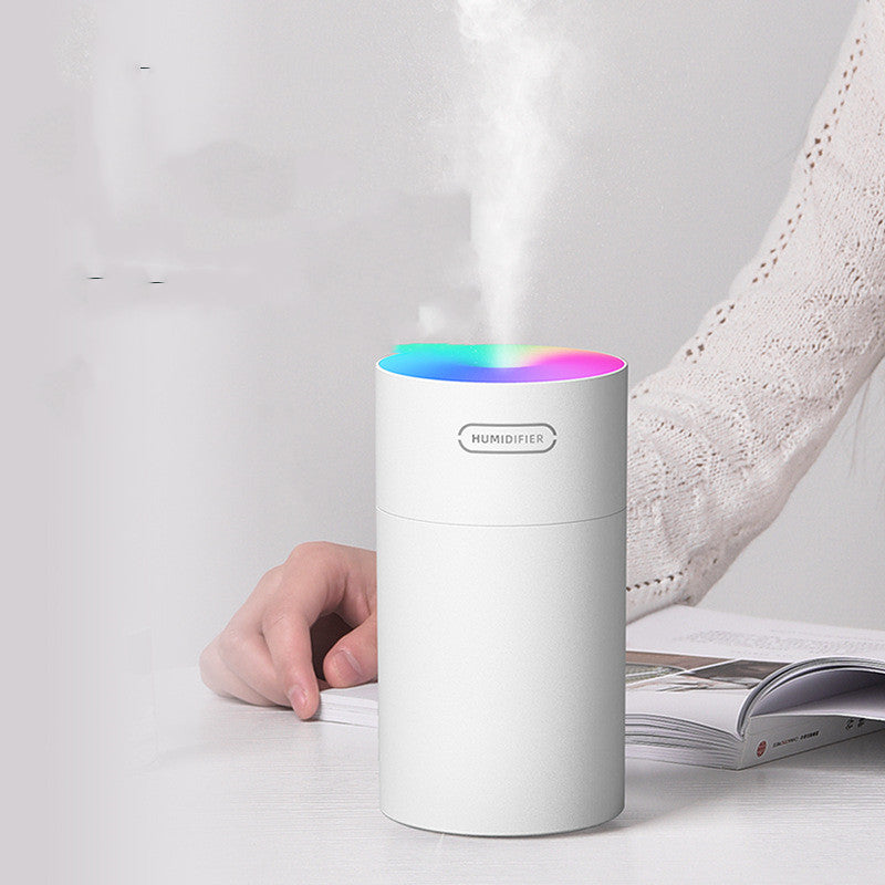 Mini USB Cup Air Humidifier with Colorful Light for Car and Office