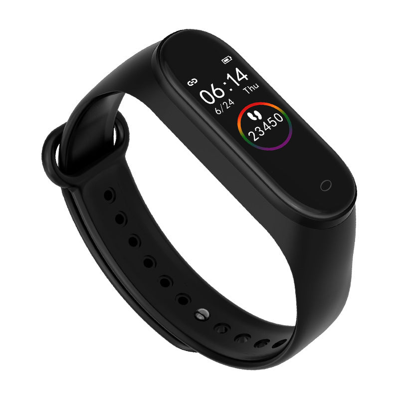 Waterproof Smart Fitness Bracelet with Heart Rate and Blood Pressure Monitor