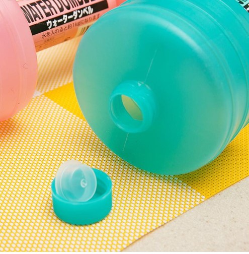 Water Fillable Plastic Dumbbells for Women's Home Fitness Training