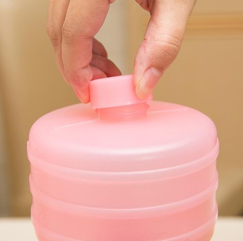 Water Fillable Plastic Dumbbells for Women's Home Fitness Training