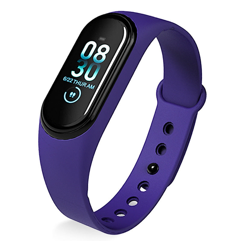Waterproof Smart Fitness Bracelet with Heart Rate and Blood Pressure Monitor