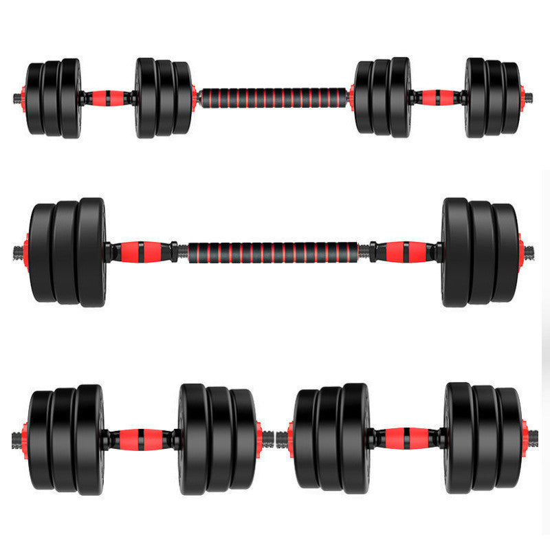 Adjustable Rubber Coated Cement Dumbbells for Home Fitness
