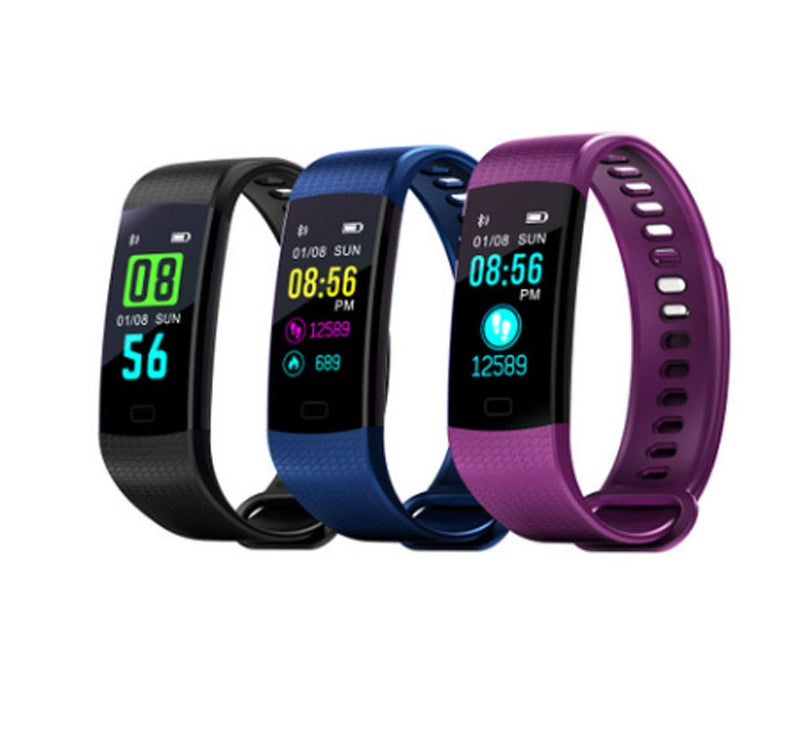 Smart Fitness Band with Color Screen Heart Rate and Activity Tracker