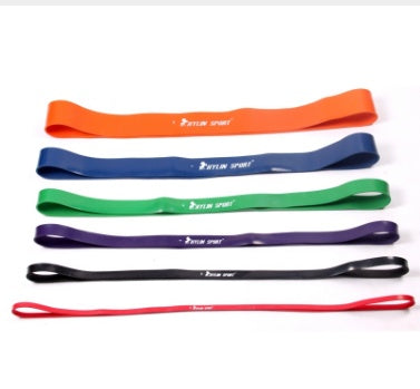 Natural Latex Resistance Bands 6-Pack for Strength and Fitness Training