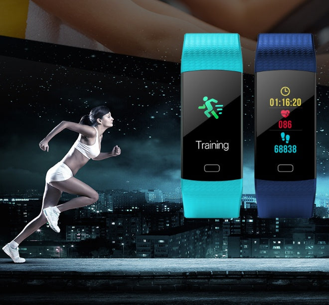 Smart Fitness Band with Color Screen Heart Rate and Activity Tracker