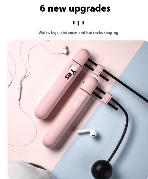 Cordless Jump Rope with Electronic Counter for Weight Loss and Fitness