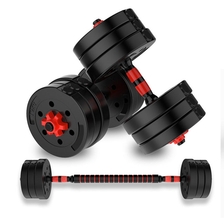 Adjustable Rubber Coated Cement Dumbbells for Home Fitness