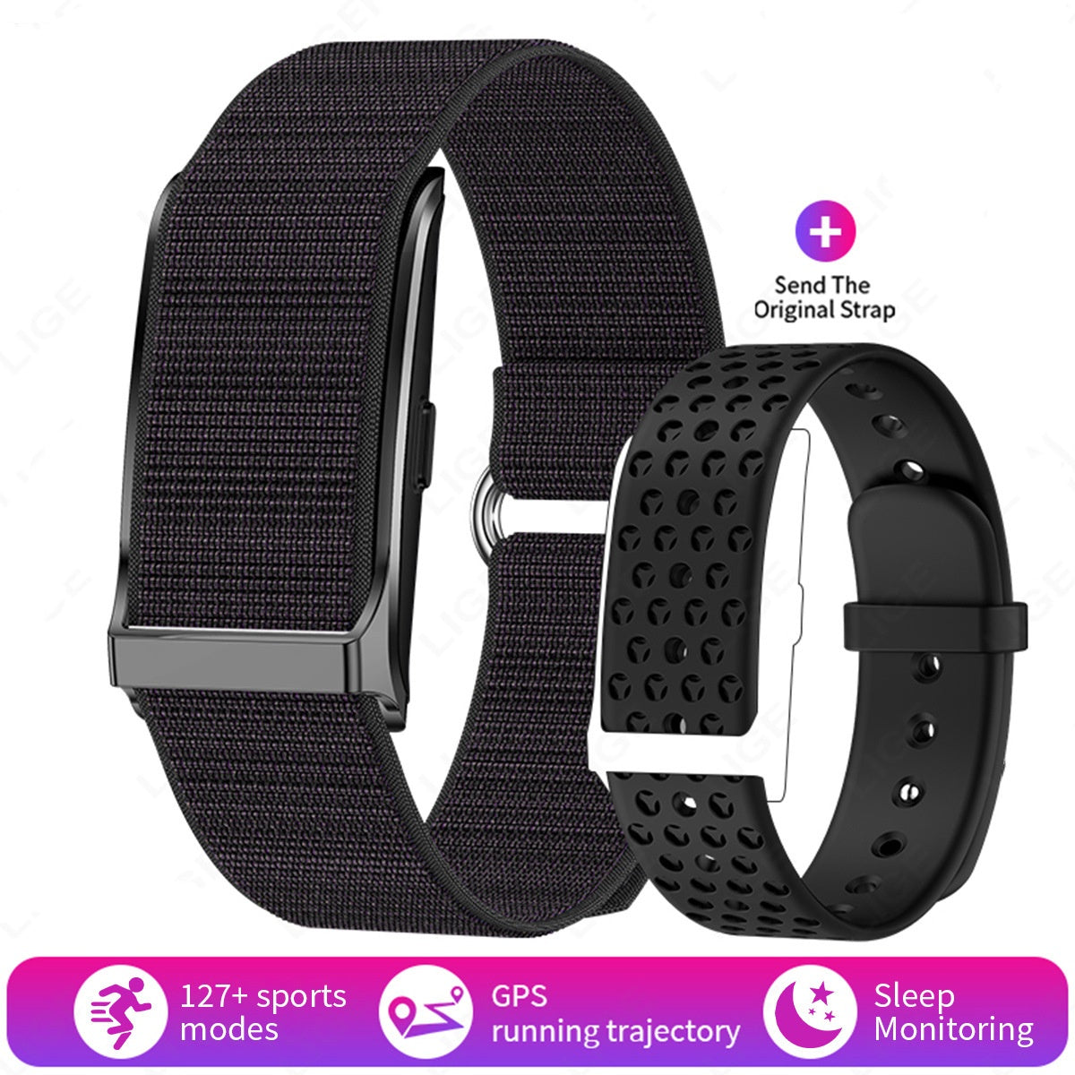 Stylish Outdoor Smart Watch for Health Monitoring and Fitness Tracking