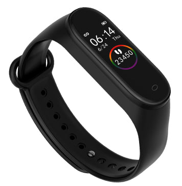 Waterproof Smart Fitness Bracelet with Heart Rate and Blood Pressure Monitor