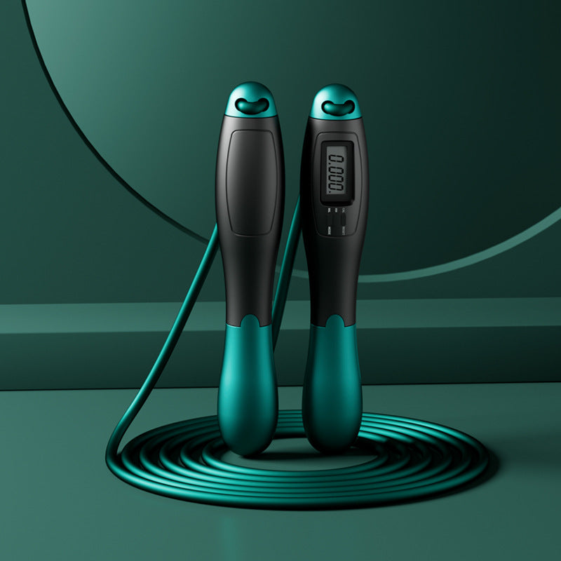 Cordless Smart Skipping Rope with Counter and Weighted Balls