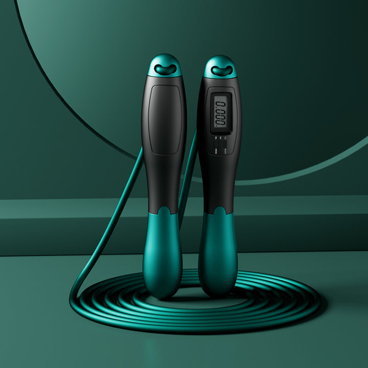 Cordless Smart Skipping Rope with Counter and Weighted Balls