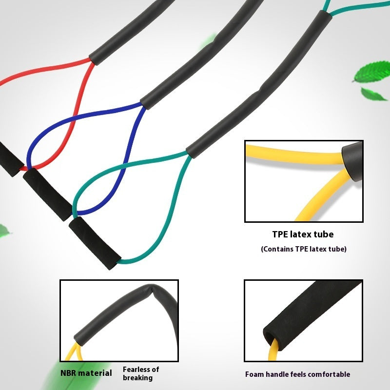 Sanda Muay Thai Elastic Resistance Bands for Punching and Kicking Training