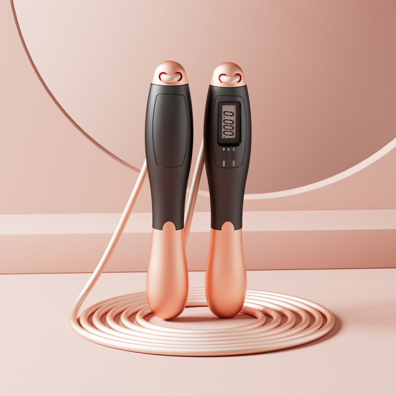 Cordless Smart Skipping Rope with Counter and Weighted Balls